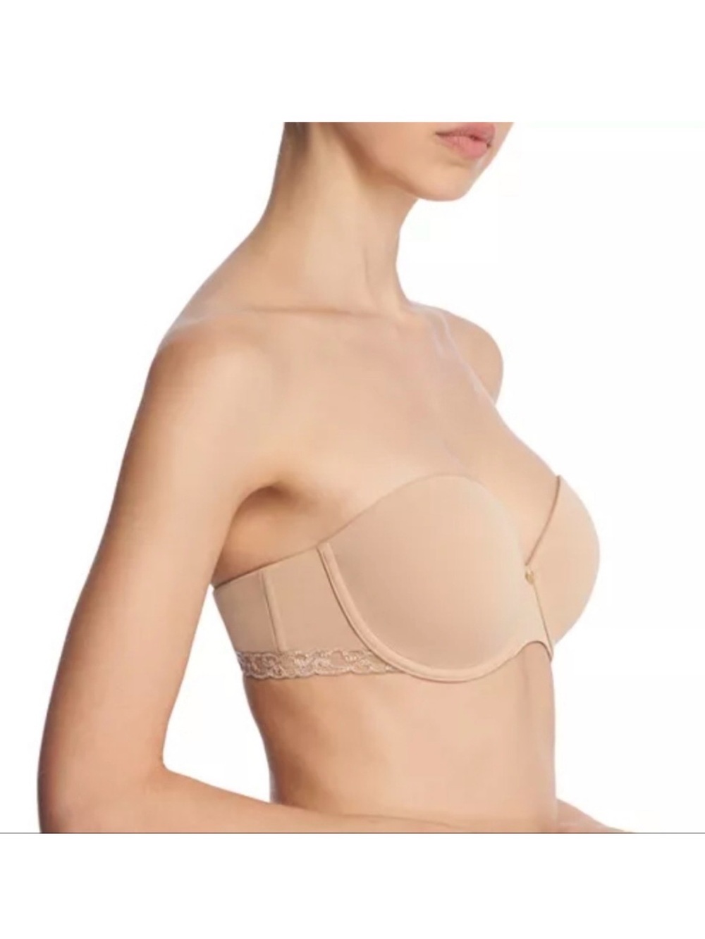 Natori Pure Luxe Strapless Contour Underwire Bra 36DD NWOT